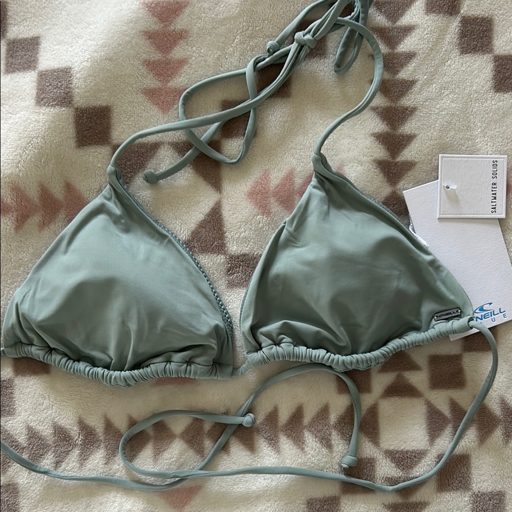 O'Neill Sage Green Bikini Top